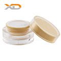 round bamboo cosmetic jars acrylic cream container